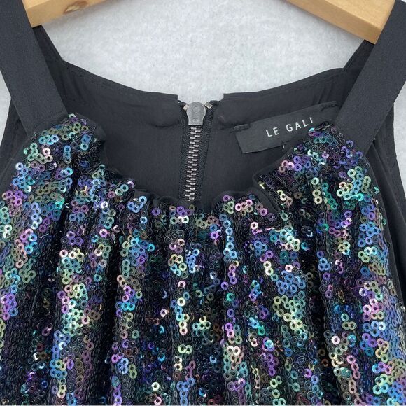 Le Gali Sequin Halter Knee Length Dress NWT - Picture 4 of 9